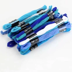 12 Packs: 36 ct. (432 total) Blues Embroidery Floss by Loops & Threads®
