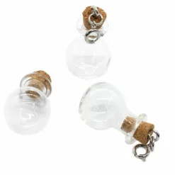 12 Packs: 4 ct. (48 total) Clear Potion Bottle Charms by Creatology™