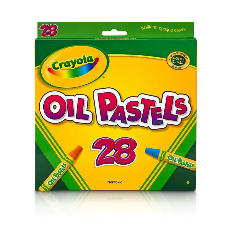 12 Packs: 28 ct. (336 total) Crayola® Colored Oil Pastels Set