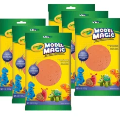 4 Packs: 6 ct. (24 total) Crayola® Model Magic® 4oz. Terra Cotta Modeling Compound