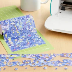 6 Packs: 2 ct. (12 total) Cricut® Infusible Ink™ 4.5" Transfer Sheets, Purple Watercolor Splash