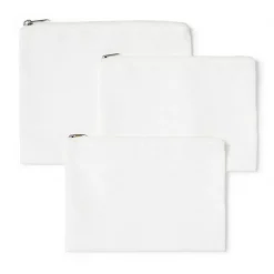6 Packs: 3 ct. (18 total) Cricut® Linen Cosmetic Bag Blanks