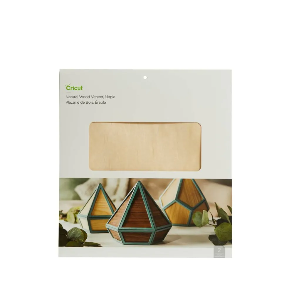 6 Packs: 2 ct. (12 total) Cricut® Natural Wood Maple Veneer