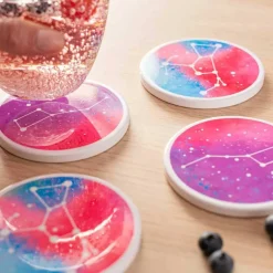 6 Packs: 4 ct. (24 total) Cricut® Round Coaster Blanks