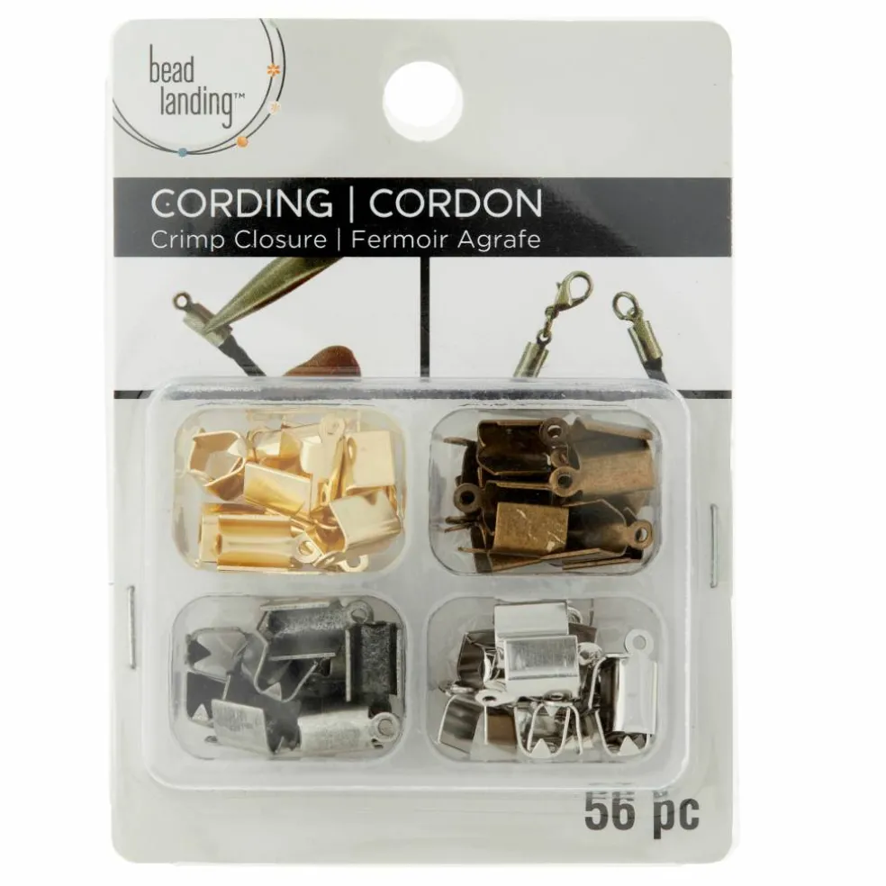 12 Packs: 56 ct. (672 total) Crimp Closure Mix by Bead Landing™