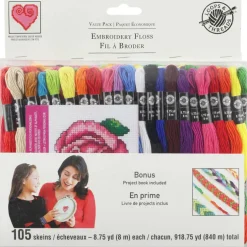 12 Packs: 105 ct. (1,260 total) Embroidery Floss Value Pack by Loops & Threads™