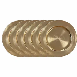 8 Packs: 6 ct. (48 total) 13" Gold Chargers by Celebrate It™