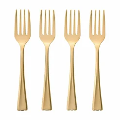 12 Packs: 24 ct. (288 total) Gold Mini Forks by Celebrate It™