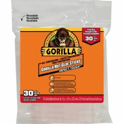 6 Packs: 30 ct. (180 total) Gorilla® Full Size Hot Glue Sticks