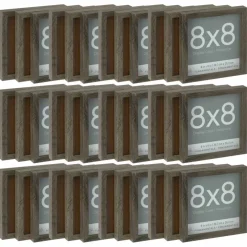 12 Packs: 3 ct. (36 total) Gray 8" x 8" Shadow Boxes, Fundamentals by Studio Décor®