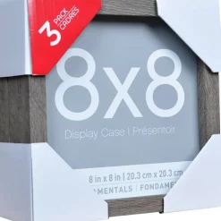 12 Packs: 3 ct. (36 total) Gray 8" x 8" Shadow Boxes, Fundamentals by Studio Décor®