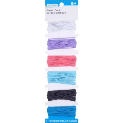 12 Packs: 6 ct. (72 total) Ice Princess Elastic Cord Pack by Creatology™