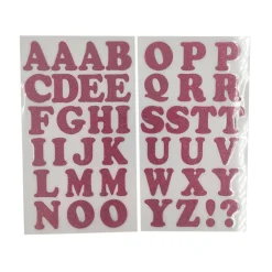 12 Packs: 42 ct. (504 total) 1.5" Iron-On Glitter Cooper Letters by Imagin8™