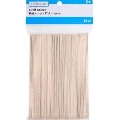 12 Packs: 60 ct. (720 total) Jumbo Wood Craft Sticks by Creatology™