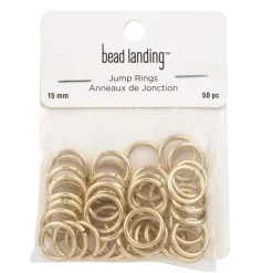 12 Packs: 50ct. (600 total) Jump Rings by Bead Landing™