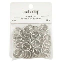 12 Packs: 50ct. (600 total) Jump Rings by Bead Landing™