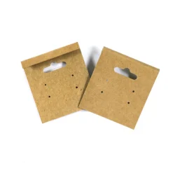 12 Packs: 75 ct. (900 total) Kraft Paper Earring Cards by Bead Landing™