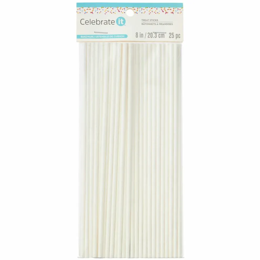 12 Packs: 25 ct. (300 total) 8" Lollipop Sticks by Celebrate It®
