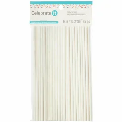 12 Packs: 35 ct. (420 total) 6" Lollipop Sticks by Celebrate It®