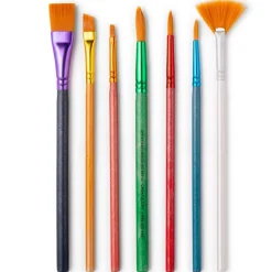 12 Packs: 7 ct. (84 total) Metallic Paint Brushes by Creatology®