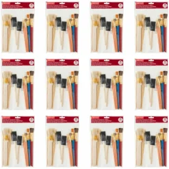 12 Packs: 25 ct. (300 total) Mixed Brush Set by Craft Smart®