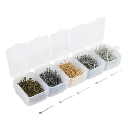 6 Packs: 1,250 ct. (7,500 total) Mixed Eye Pins by Bead Landing™