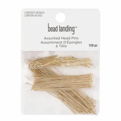 12 Packs: 120 ct. (1,440 total) Mixed Head Pins by Bead Landing™