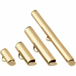 12 Packs: 16 ct. (192 total) Mixed Metal Slider End Tubes by Bead Landing™