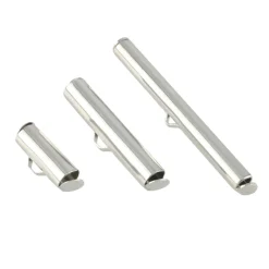 12 Packs: 16 ct. (192 total) Mixed Metal Slider End Tubes by Bead Landing™