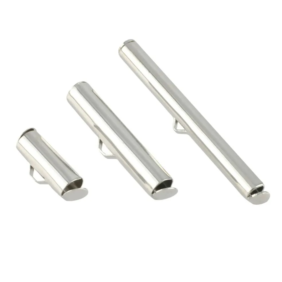 12 Packs: 16 ct. (192 total) Mixed Metal Slider End Tubes by Bead Landing™