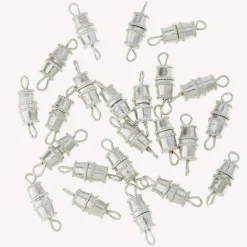 12 Packs: 24 ct. (288 total) 10mm Barrel Screw Clasps by Bead Landing™