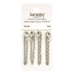 12 Packs: 4 ct. (48 total) 70mm Chain Extender by Bead Landing™