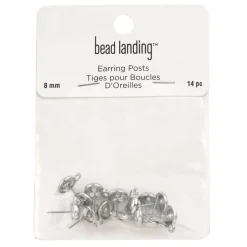 12 Packs: 14 ct. (168 total) 8mm Earring Posts by Bead Landing™