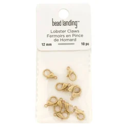 12 Packs: 10 ct. (120 total) 12mm Lobster Claw Clasps by Bead Landing™