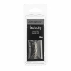 12 Packs: 50 ct. (600 total) 2mm Metal Crimp Beads by Bead Landing™