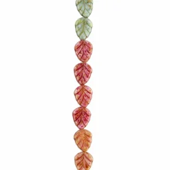 6 Packs: 16 ct. (96 total) 10mm Mixed Czech Glass Leaf Beads by Bead Landing™