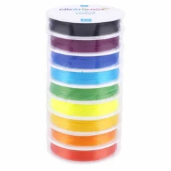 12 Packs: 9 ct. (108 total) 1/2mm Rainbow Mix Nylon Cording by Creatology™