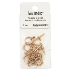 12 Packs: 3 ct. (36 total) 12mm Toggle Clasp Sets by Bead Landing™