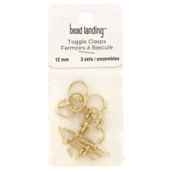 12 Packs: 3 ct. (36 total) 12mm Toggle Clasp Sets by Bead Landing™