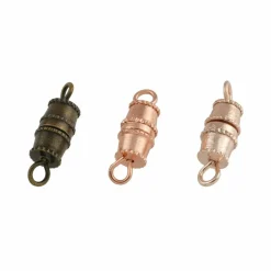12 Packs: 24 ct. (288 total) Multicolor Barrel Clasps by Bead Landing™