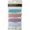 6 Packs: 4 ct. (24 total) Multicolor Braided Cords by Bead Landing™