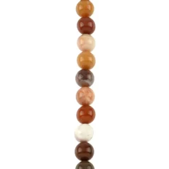 12 Packs: 21 ct. (252 total) Multicolor Wood Round Beads, 8mm by Bead Landing™