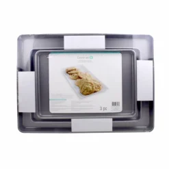 6 Packs: 3 ct. (18 total) Non-Stick Cookie Sheet Set by Celebrate It®