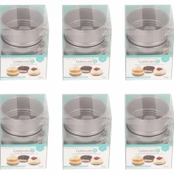 6 Packs: 3 ct. (18 total) Non-Stick Mini Springform Pan Set by Makery®