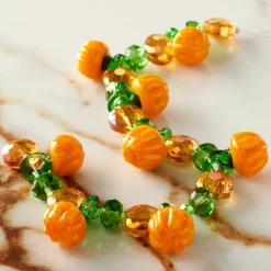 12 Packs: 8 ct. (96 total) Orange Pumpkin Lampwork Glass Bead Mix by Bead Landing™
