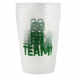 12 Packs: 6 ct. (72 total) 15.5oz. Go Team Frosted Plastic Cups by Celebrate Itâ„¢