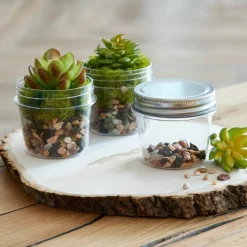 8 Packs: 10 ct. (80 total) 4oz. Plastic Mason Jars by Celebrate It™