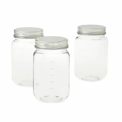 9 Packs: 3 ct. (27 total) 16oz. Plastic Mason Jars by Makery®
