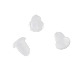 12 Packs: 170 ct. (2040 total) Plain Plastic Clear Earring Backs by Bead Landing™
