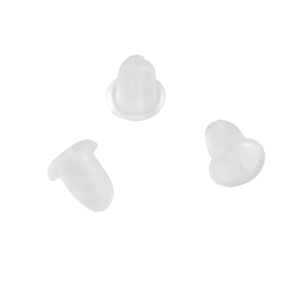 12 Packs: 170 ct. (2040 total) Plain Plastic Clear Earring Backs by Bead Landing™